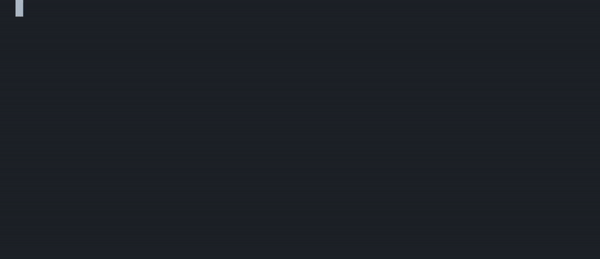 Command line usage of the program